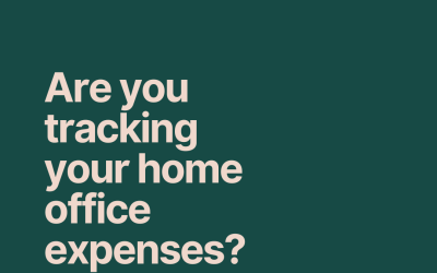 Are you tracking your home office expenses?
